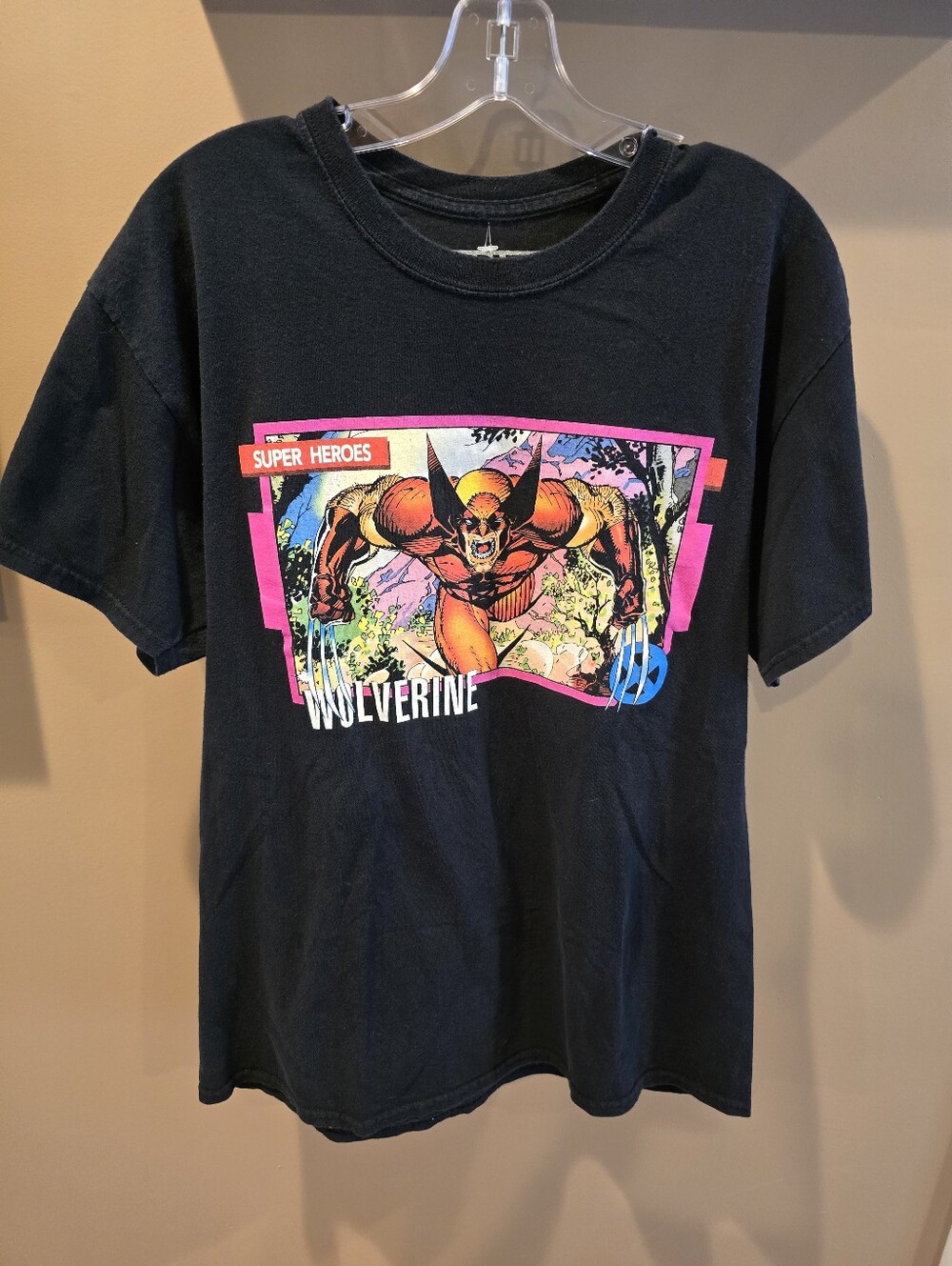 Marvel Wolverine Graphic Cotton Short Sleeve Tee Shirt. Medium.
